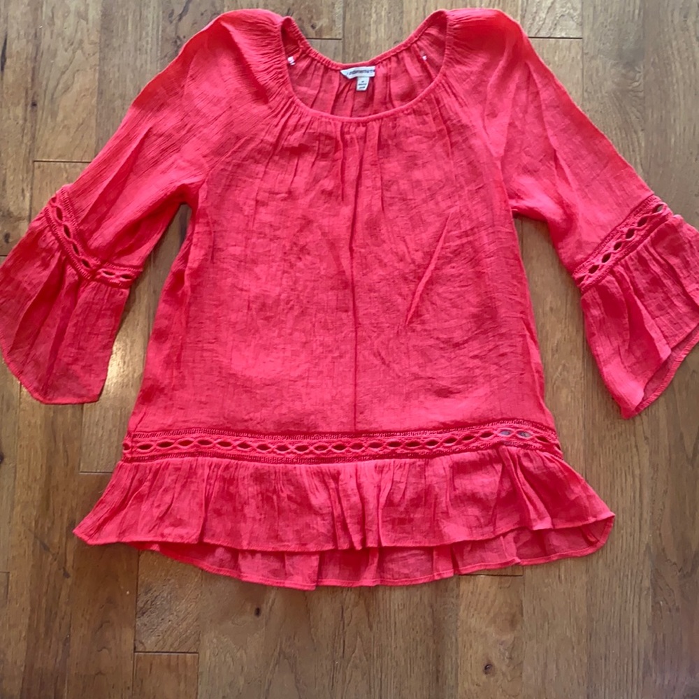 Coral Bell Sleeve Top